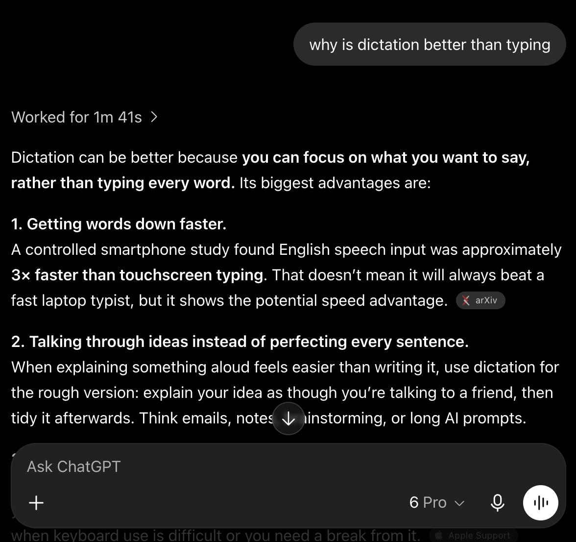 ChatGPT: Click where you type